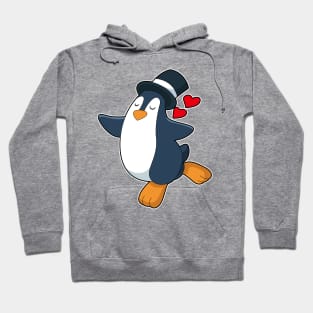 Penguin Groom Cylinder Wedding Hoodie